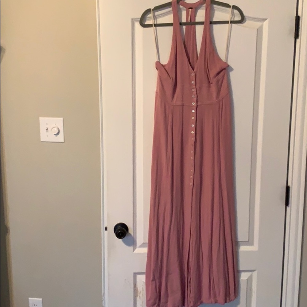 Vintage rose Free People maxi dress